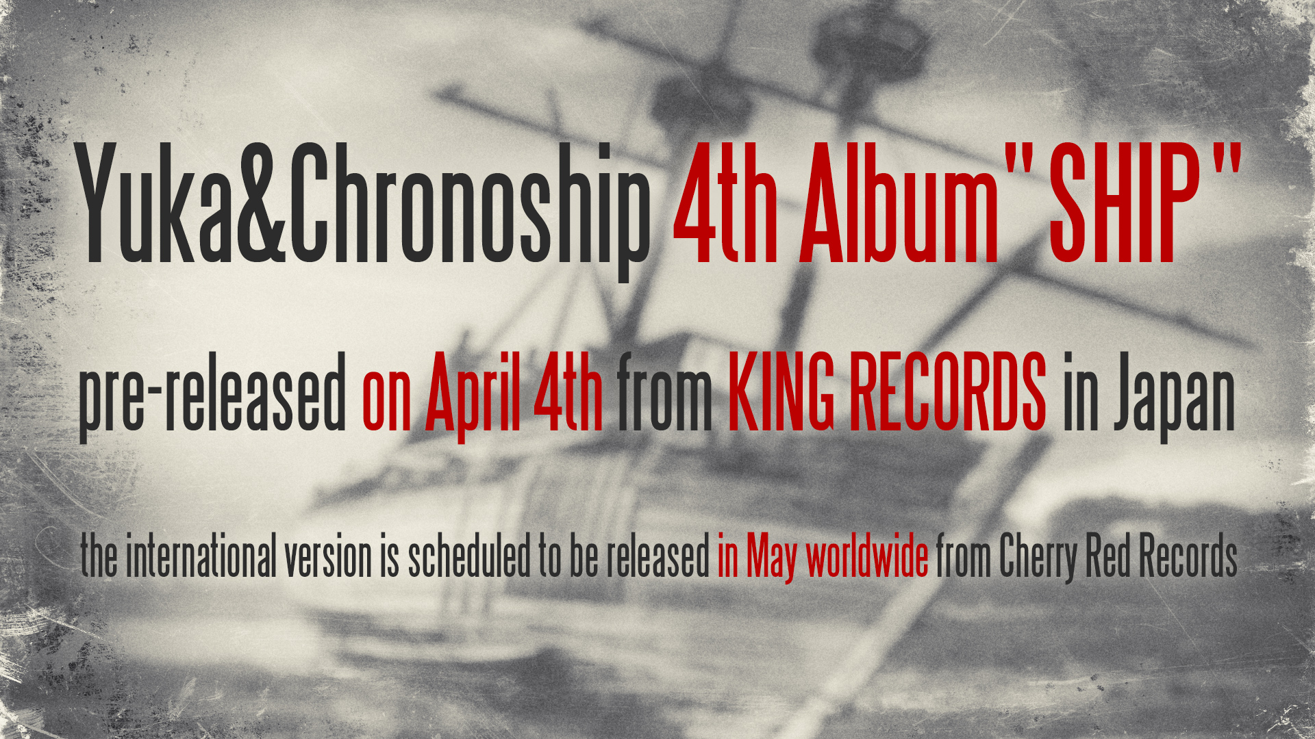 Yuka&Chronoship キングレコードネクサスレーベルより日本メジャーデビュー決定